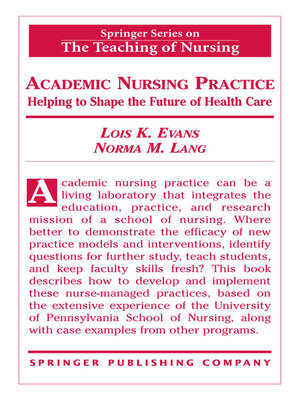 cover image of Academic Nursing Practice